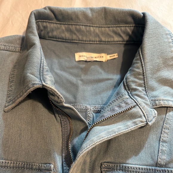 Good American Fit For Success Denim Jumpsuit *NWT* - Picture 4 of 13